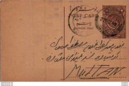 Pakistan Postal Stationery 9p To Multan - Pakistán