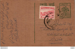 Pakistan Postal Stationery 5p Tree - Pakistán