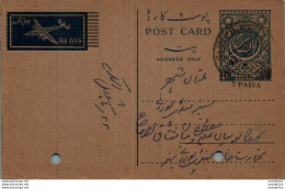 Pakistan Postal Stationery 5 Paisa On 1A - Pakistán