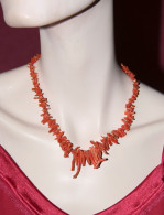 Bijoux-collier-34-corail Rouge - Colliers/Chaînes