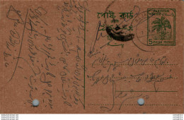 Pakistan Postal Stationery 5p Tree - Pakistan