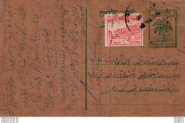 Pakistan Postal Stationery 5p Tree - Pakistán