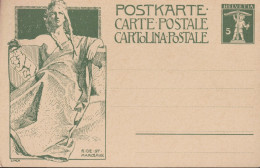 1909 Schweiz Postkarte Zum: 48 **, Einweihung Des Weltpostdenkmals, Bern - Stamped Stationery