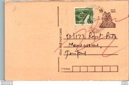 India Postal Stationery Tiger 15 To Jaipur - Postcards