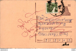 India Postal Stationery Tiger 15 Bhilwara Cds - Postcards
