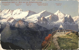 11729094 Stanserhorn Aussichtsplattform Mit Wetterhorngruppe Stanserhorn - Autres & Non Classés