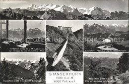 11729043 Stanserhorn Hotel Terrasse Bergbahn Nidwaldneralpen Beerneralpen Sarner - Andere & Zonder Classificatie