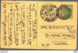 India Postal Stationery Ashoka 10p - Postales