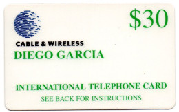 Diego Garcia - 1st Series Remote Card (GREEN) - $30 - Diego-Garcia