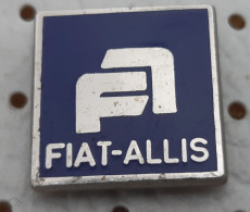 FIAT ALLIS Car Logo Vintage Pin - Fiat