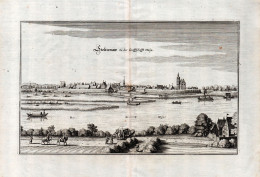 ST-DE STOLZENAU Im Landkreis Nienburg-Weser In Niedersachsen 1650 Matthaeus Merian Kupferstich - Prenten & Gravure