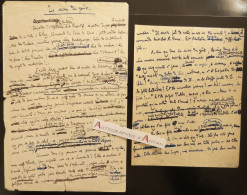 ● Marcel BOULENGER Manuscrit  "la Saison Du Goût" Ingres Gauguin Matisse Arts Décoratifs Artistes Hollandais Peintres - Manuscripts