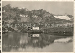 11727198 Zermatt VS Schwarzsee Kapelle Bergsee Walliser Alpen  - Andere & Zonder Classificatie