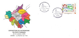 LA ROCHE SUR YON (VENDEE) CONGRES PHIL DU CENTRE OUEST  (24-10-2009) #844# - Manual Postmarks