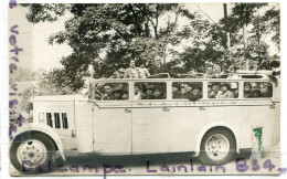 - Cart Photo - LOURDES - ( H.- P. ), Magnifique Car D'excursion Décapotable, Années 20/30, épaisse, TTBE, Scans. - Lourdes