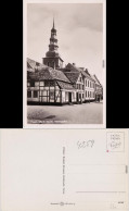 Ystad Parti Vid St. Västergatan Skane Foto Ansichtskarte Postcard Servige 1933 - Suecia