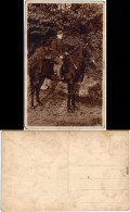 Soldat Auf Pferd Militaria Erster Weltkrieg WK1 1916 Privatfoto - Personajes