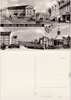 Wismar Stadthaus, Krämerstraße, Hafen, Alte Wasserkunst 1970 - Wismar