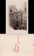 Florenz Firenze Partie An Der Kirche  - Privatfoto Ansichtskarte 1932 - Autres & Non Classés