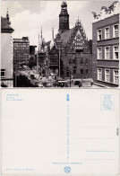 Foto Ansichtskarte Breslau Wrocław Ring Und Rathaus 1964 - Poland