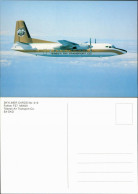 Ansichtskarte  Flugzeug "Tebesti Air Transport Co." - Fokker F27 Mk600 1985 - 1946-....: Moderne