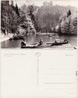 Rathen Amselsee, Belebt  Foto Ansichtskart B Bad Schandau  11970 - Rathen