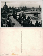 Innere Altstadt-Dresden Terrassenufer, Westliches Panoramam Dampfer 1933 - Dresden