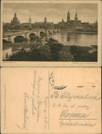 Innere Altstadt-Dresden Blick Von Neustadt Auf Augustusbrücke Und Altstadt 1922 - Dresden