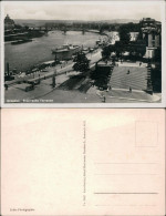 Ansichtskarte Innere Altstadt-Dresden Brühlsche Terrasse Und Dampfer 1932 - Dresden