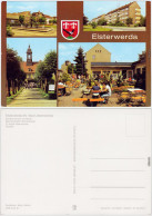 Elsterwerda Wikow Elsterbrunnen, Markt, Blumenstraße, Oberschule, Café 1981 - Elsterwerda