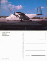 Postcard Luqa Flugzeug CASA 212 Aviocar Srs 200 Auf Dem Flughafen 1987 - Malte