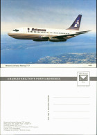 Ansichtskarte  Flugzeug Britannia Airways Boeing 737 Twinjet 1990 - 1946-....: Era Moderna