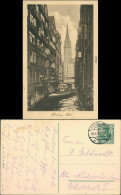 Ansichtskarte Hamburg Kähne In Der Fleet 1916  - Altri & Non Classificati