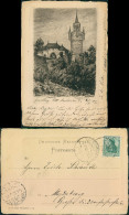 Ansichtskarte Friedberg (Hessen) Burg Friedberg Mit Adolfsturm 1902  - Friedberg