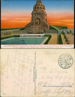 Ansichtskarte Leipzig Völkerschlachtdenkmal Im Sonnenuntergang 1915 - Leipzig