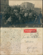 Bautzen Budyšin Privatfoto - Soldatengruppe Vor Der Kaserne 1915 Privatfoto  - Bautzen