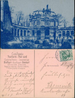 Innere Altstadt-Dresden Silberkarte - Bludruck, Zwinger 1915 Silber-Effekt - Dresden