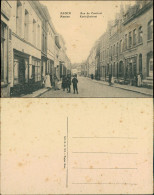 Postkaart Menen (Belgien) Menin Meenen Rue De Courtrai 1913  - Otros & Sin Clasificación