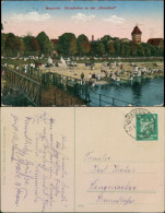 Ansichtskarte Vegesack-Bremen Strandleben, Strandlust 1925  - Bremen