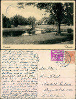 Postkaart Enschede Enschede (Eanske) Partie Im Volkspark - Pavillon 1934  - Other & Unclassified