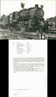 Sammelkarte  Baureihe 58 Eisenbahn Sammlerkarte, Dampflok, Lokomotive 1965  - Trains