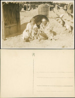 Freizeit / Erholung - Meer-Badestrände Frau Strandkörbe 1928 Privatfoto - Ohne Zuordnung