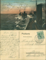Ansichtskarte  Torpedodivision In Geschlossener Ordnung 1909  - Weltkrieg 1914-18