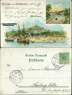 Litho AK Blankenese-Hamburg 2 Bild Litho, Blankenese, Helgolander Allee 1899  - Blankenese