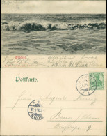 Ansichtskarte  Meer ::: Nordsee - Brandung 1905 - Unclassified