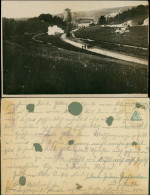 Militär 1.WK (  Weltkrieg) Explodierende Granaten Dorf Soldaten 1917 Privatfoto - War 1914-18