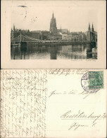 Ansichtskarte Frankfurt Am Main Eiserner Steg, Stadt 1913 - Frankfurt A. Main