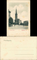 Gablonz (Neiße) Jablonec Nad Nisou Straßenpartie An Der Kirche 1906 Passepartout - Czech Republic