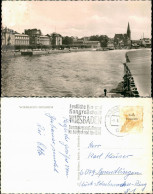 Biebrich-Wiesbaden Stadtteil Biebrich, Partie Am Rhein, Blick Zur Kirche 1960 - Wiesbaden