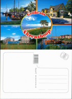 Ansichtskarte Ahrenshoop Stadtteilansichten Mehrbild-Gruss-AK Ua. Hafen 2005 - Other & Unclassified